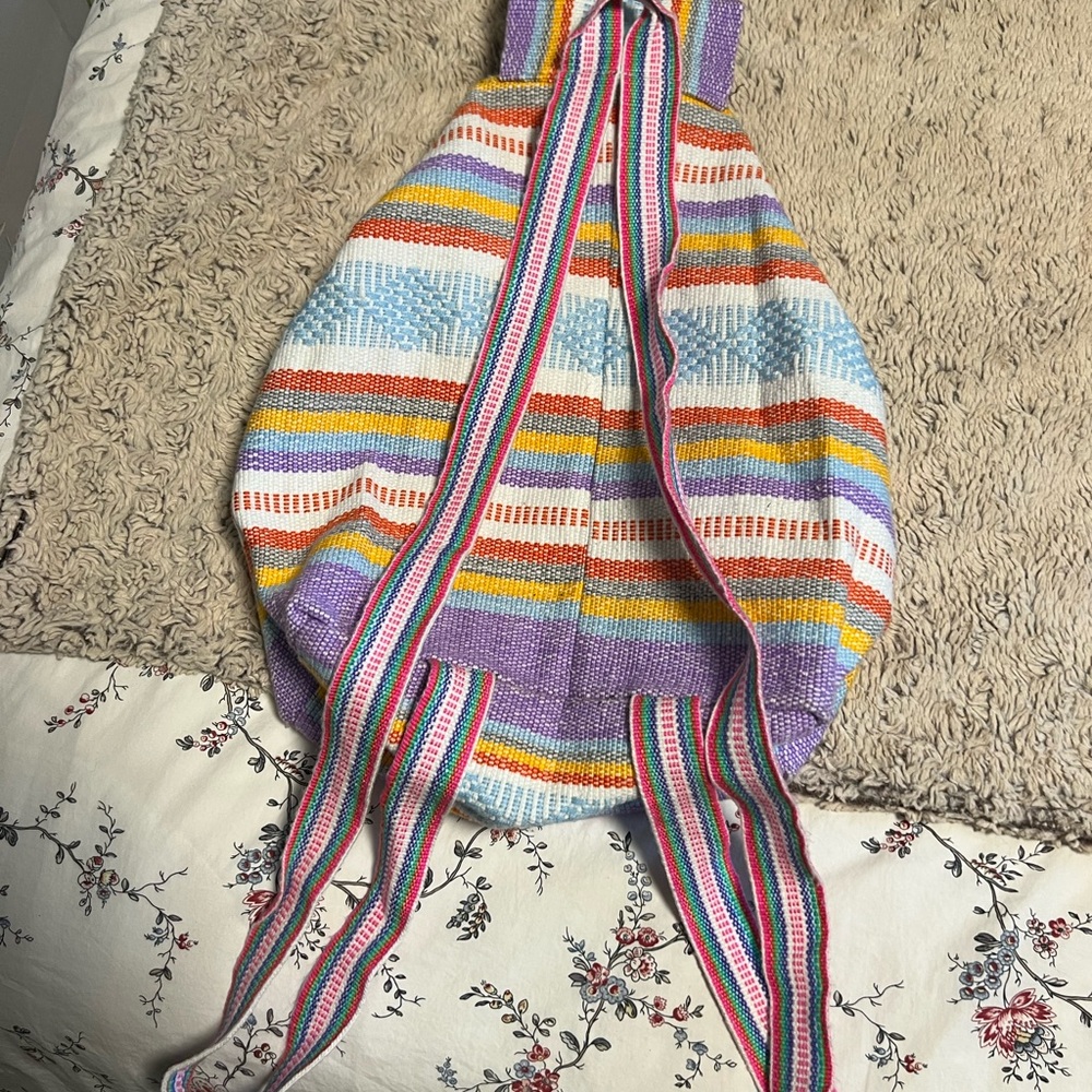 Multicolor Sarape Backpack - Picture 2 of 8